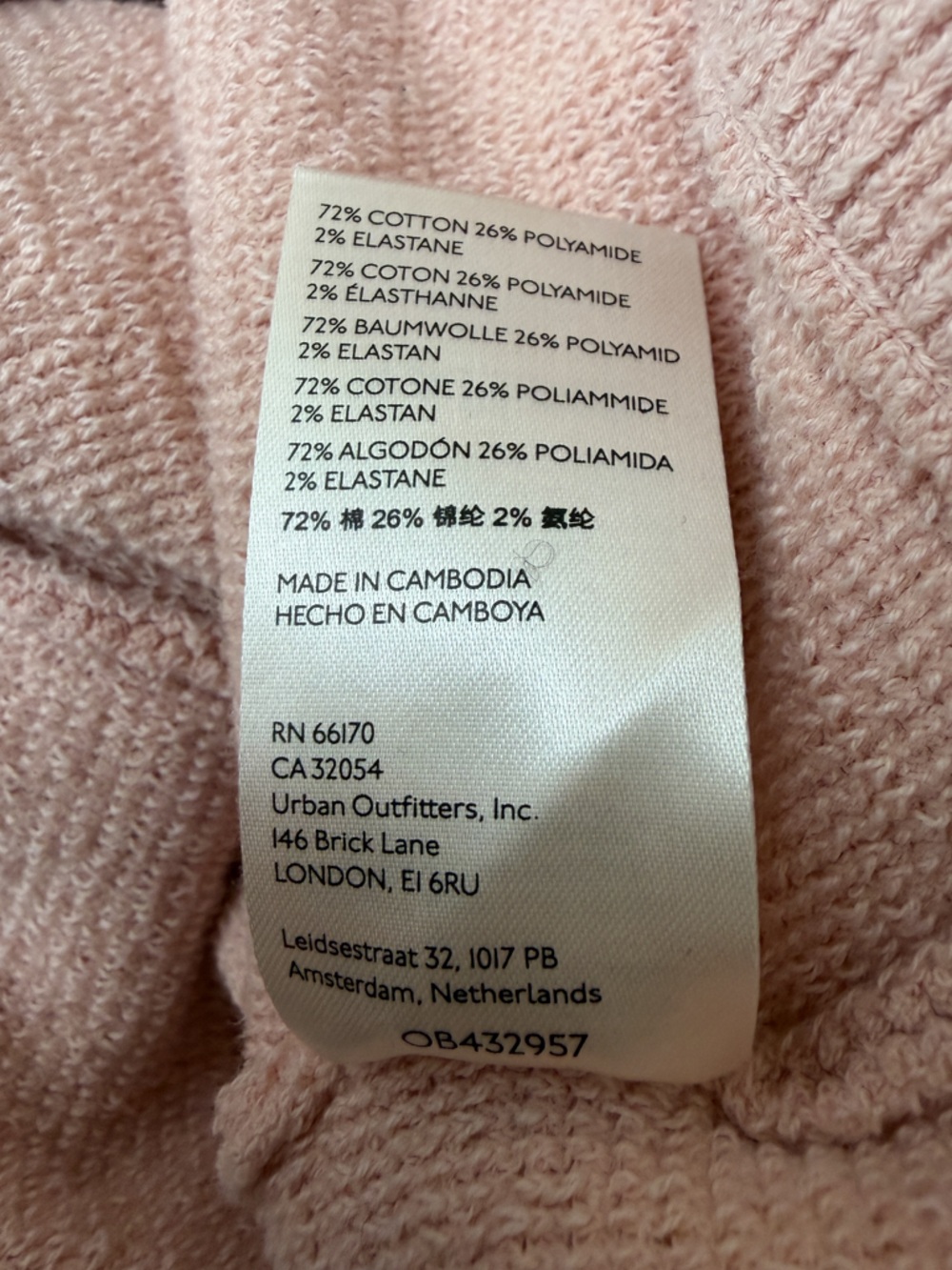FREE PEOPLE • Ottoman Slouchy Tunic in Pale Pink - Picture 8 of 8